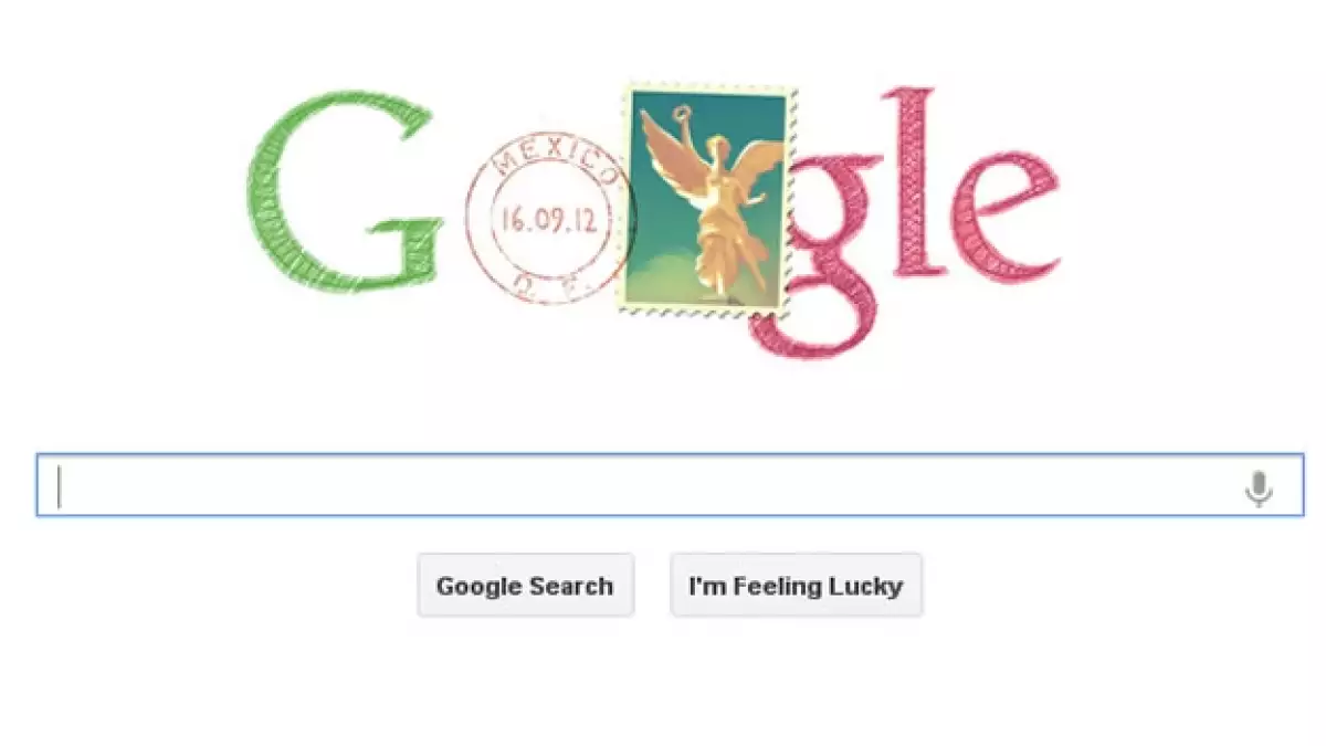 Google dedica un doodle a la independencia de Mexico