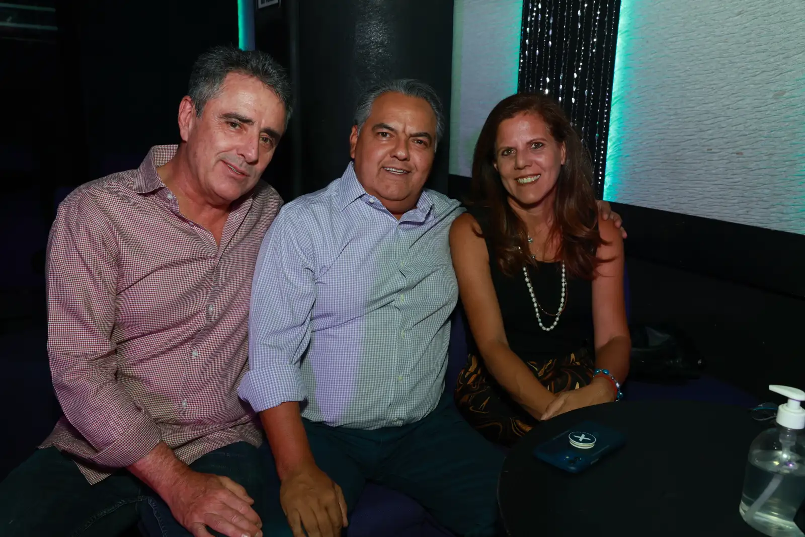 Alfredo Pérez Varona, Carlos Lara y Christine Arias 