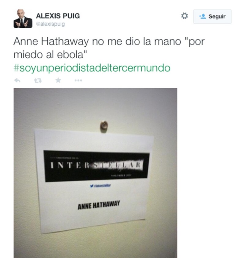 El tuit del periodista causó controversia que trascendió en los medios.