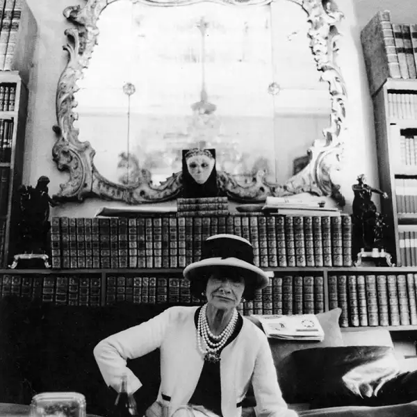 COCO CHANEL AT HER PRIVATE APARTMENT, FRANCE - 1964