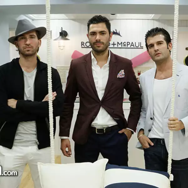 Hernán Junco, Ezequiel Romero y Raúl González