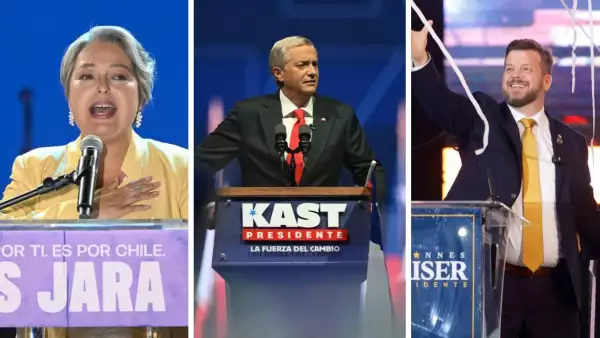 Chile elige a su próximo presidente entre una comunista y dos ultraderechistas