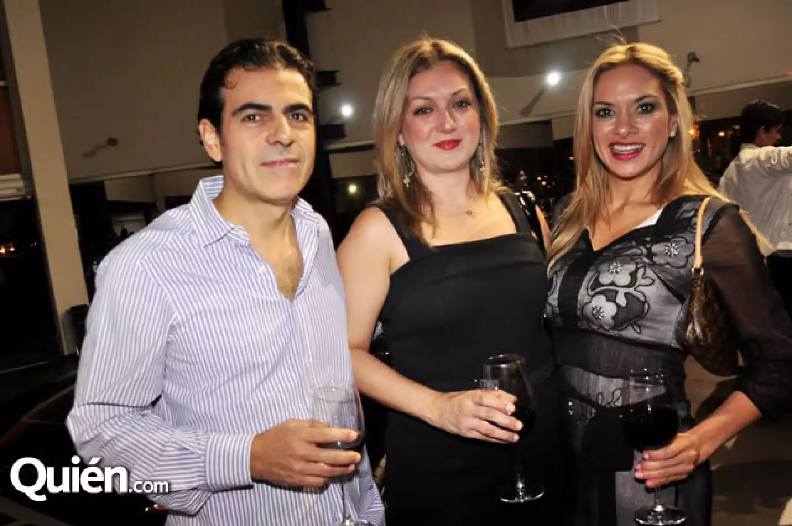 Germán Mora,Cecy Flores y Diana Calderón