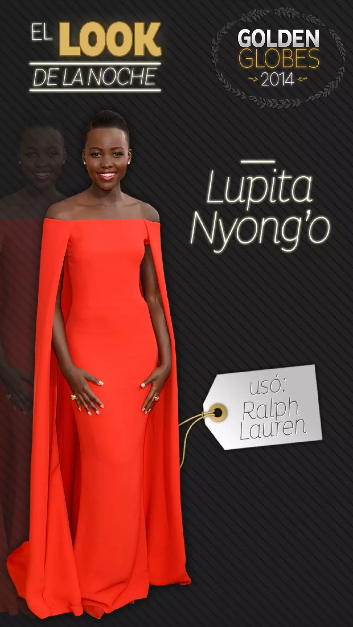 ¿Hay mejor forma de debutar en Hollywood? Además de la nominación a Mejor Actriz de Reparto, Lupita Nyong´o sorprendió como una de las mejor vestidas de la noche.