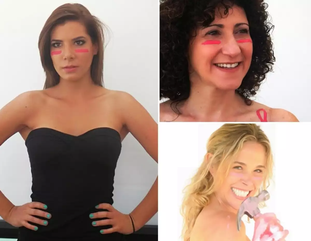 Andrea Portugal, María Rebeca y Alejandra Cué fueron algunas de las famosas que posaron este año para la lente de Gavica con un mensaje positivo.