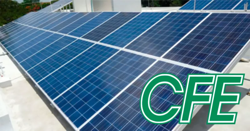 Paneles solares de CFE gratis