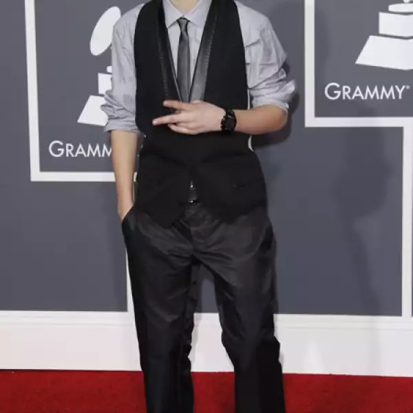 Justin Bieber era sólo un niño en el Grammy 2010.