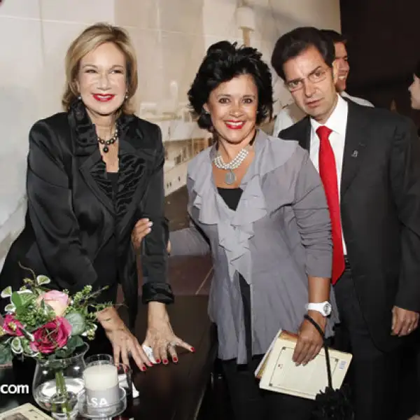 Guadalupe Loaeza,Raúl y Sara Baillères
