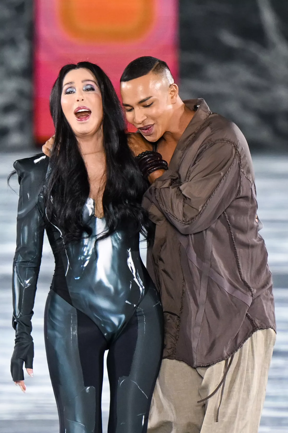 Balmain : Runway - Paris Fashion Week - Womenswear Spring/Summer 2023