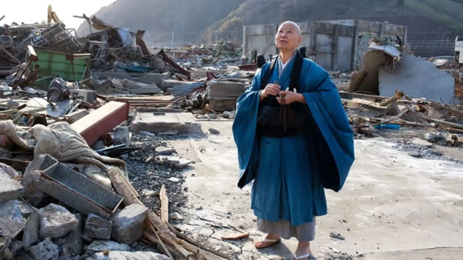 Japón - monje - desastre