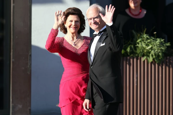 King Carl XVI Gustaf & Queen Silvia Of Sweden Host A Private Dinner Ahead Of The Wedding Of Princess Madeleine & Christopher O'Neill - Outside Arrivals
