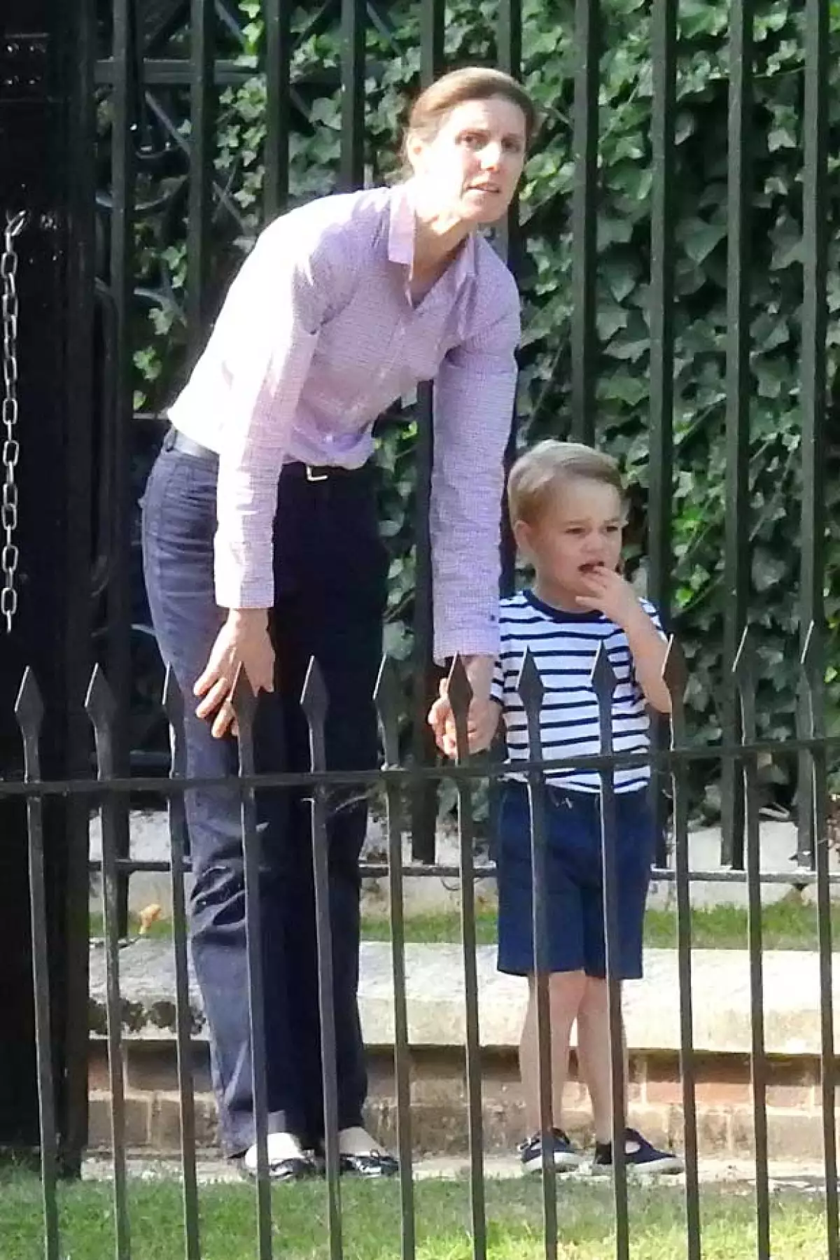 Esta fue la reacción de baby George.