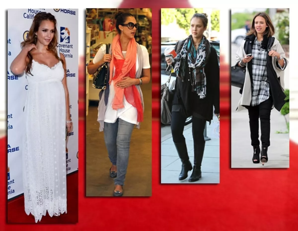 El estilo de Jessica Alba nunca ha sido muy fashionista más bien es boho chic.