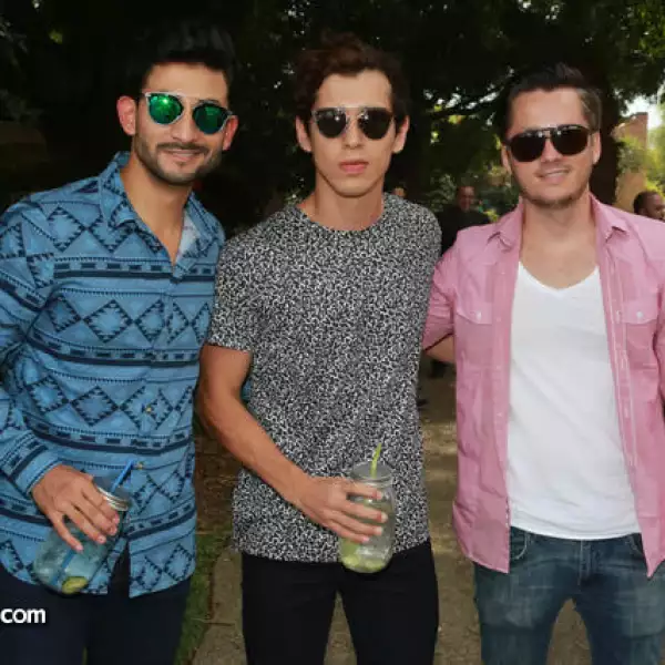 Raúl Choco Herrera,Emmanuel Hinojosa y Santiago Cortés