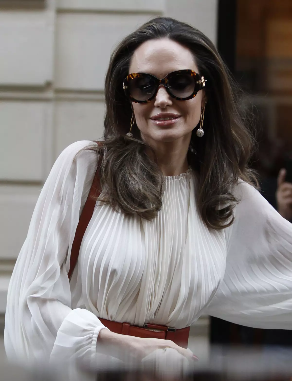 Angelina Jolie and Jacqueline Bisset out and about, Paris, France - 08 Jul 2019