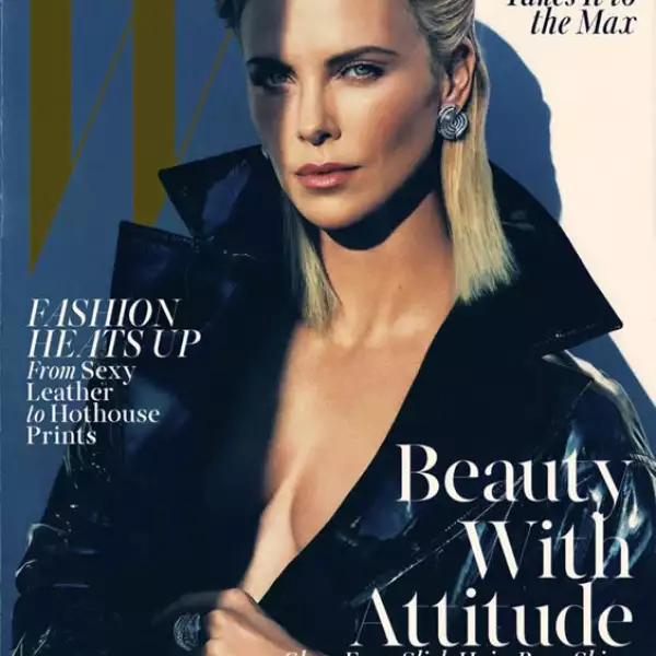 W Magazine: Charlize Theron fotografiada por Mert Alas y Marcus Piggott.