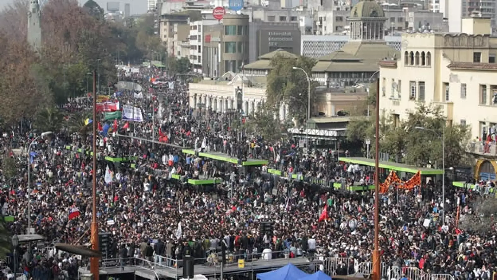 Chile estudiantes protesta