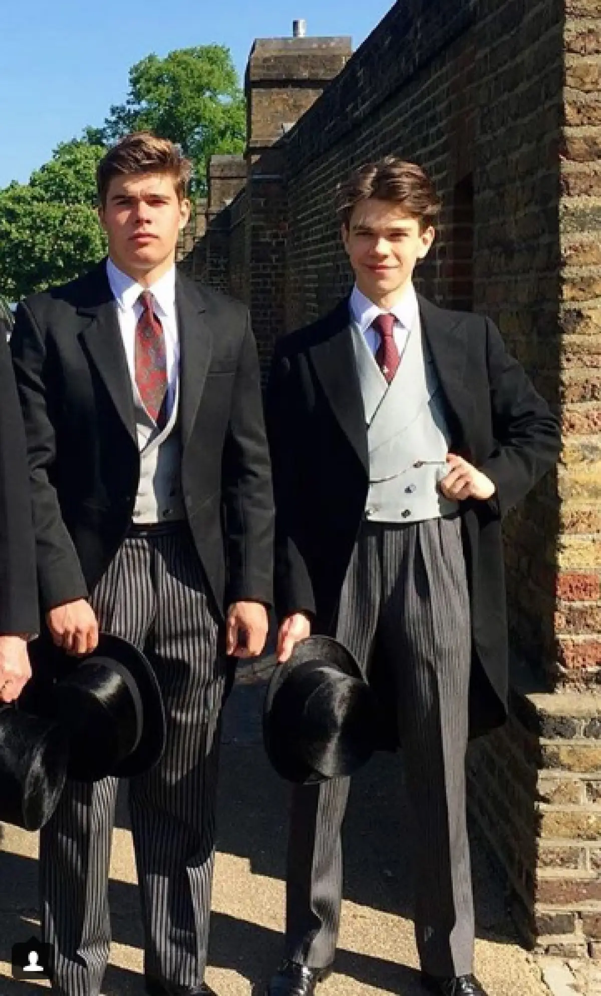 Arthur y Samuel Chatto 2018