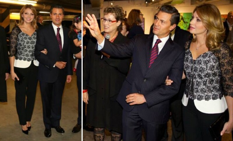 En Sacramento, Angélica y Enrique hicieron un recorrido por la exposición de la mexicana Marcela Lobo.