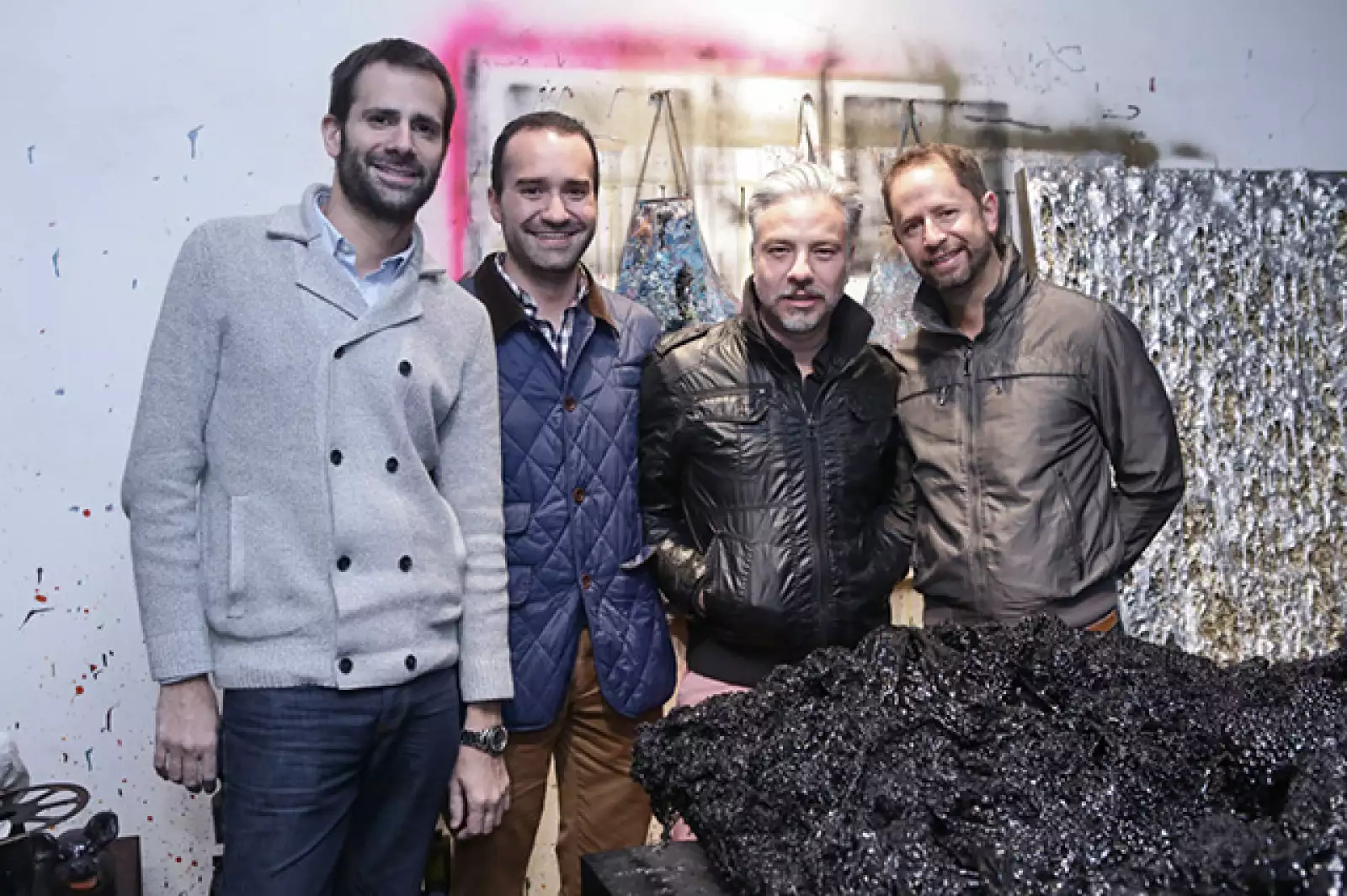 Ricardo Caprarolo, Diego Ferrer, Rafa Pineda y Eithel García