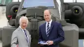 The King Passes Role Of Colonel-In-Chief Of The Army Air Corps To The Prince Of Wales