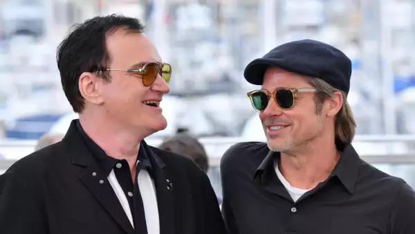 Quentin Tarantino y Brad Pitt.
