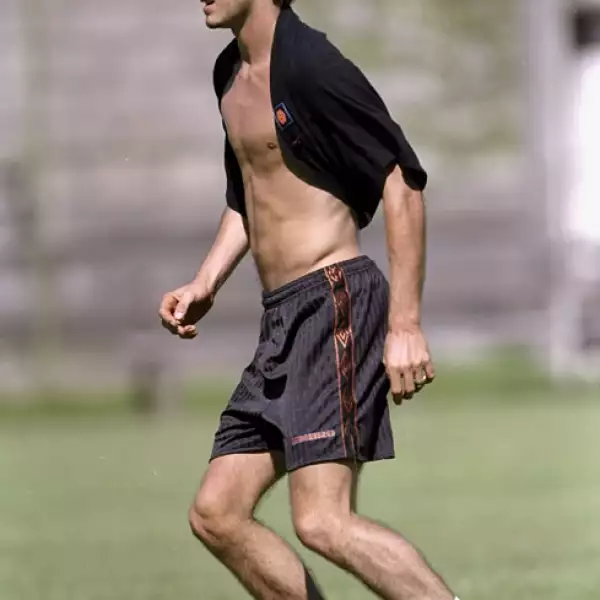 Aquí entrenando en Río De Janeiro, Brasil, en el 2000.