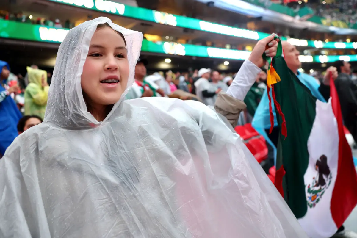 El pronóstico del SMN prevé lluvias fuertes y tormentas eléctricas durante el partido entre México e Inglaterra.