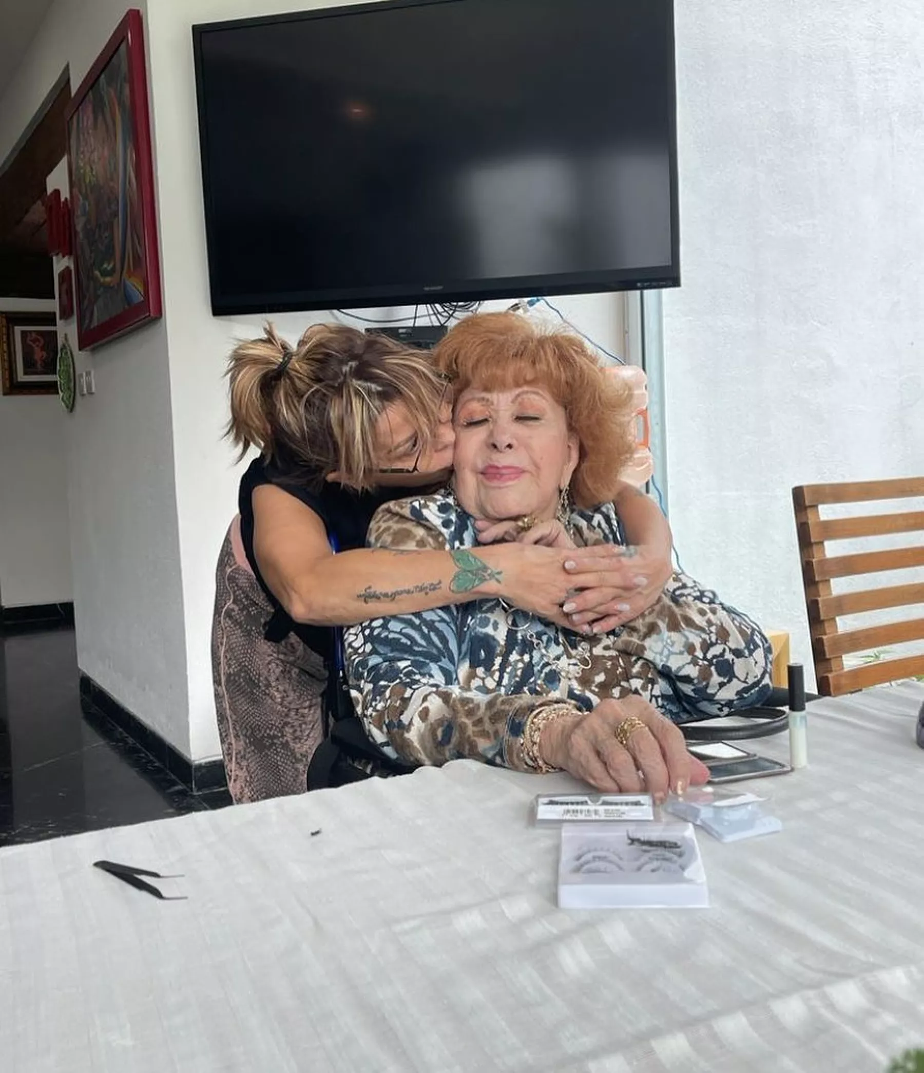 Alejandra Guzmán y Silvia Pinal