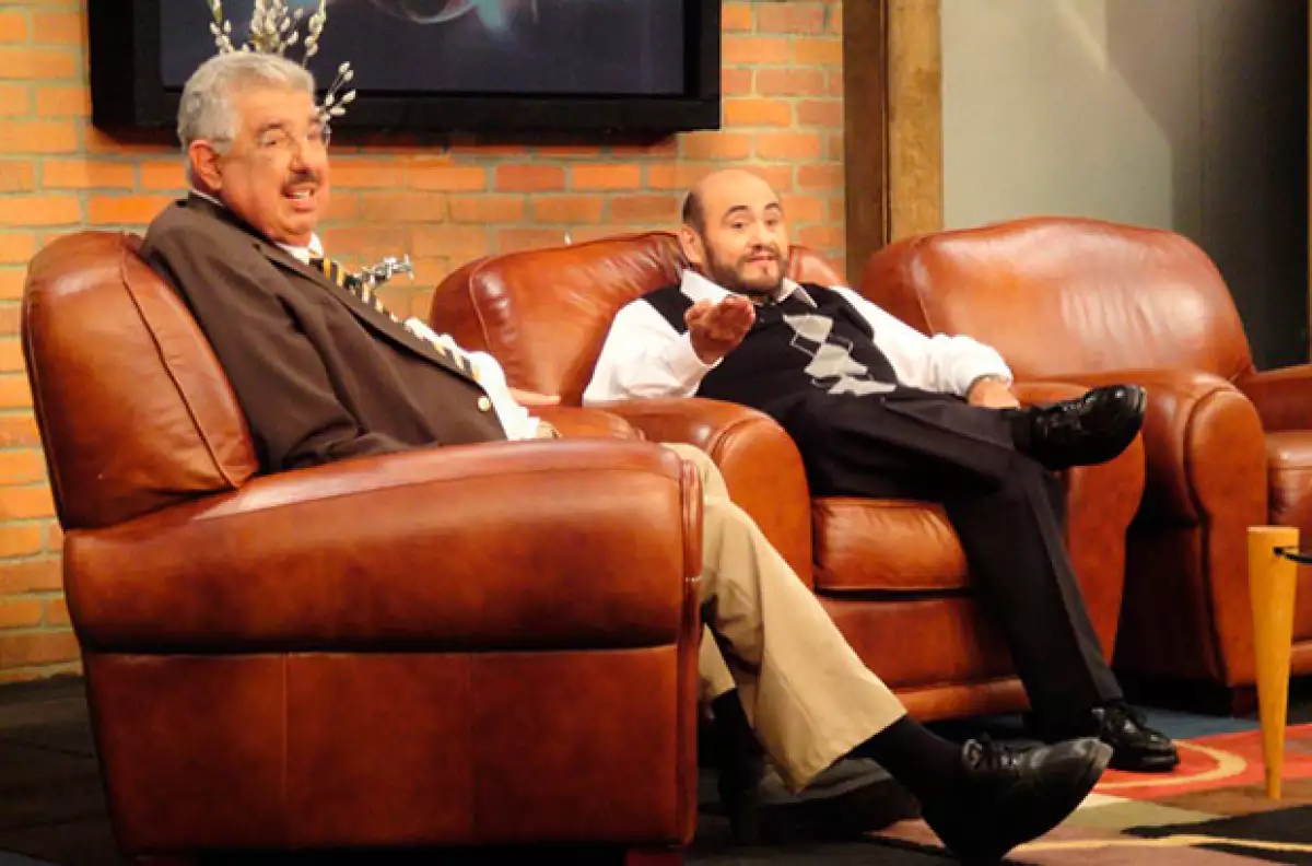 Con esta foto Edgar Vivar anunció la triste partida de su amigo.