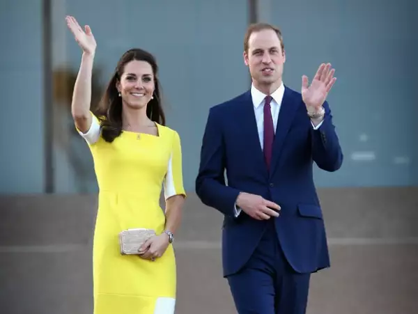 Kate y Guillermo en la Opera House de Sidney.