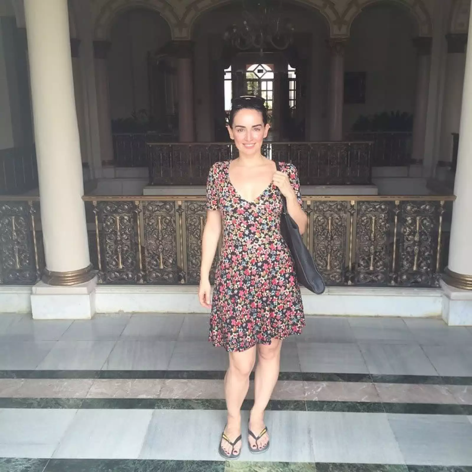 Guapa y radiante, la artista describió su viaje como uno de los mejores de su vida.