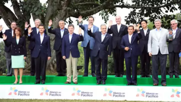 La Alianza del Pacífico se concibió en abril de 2011 para construir un área de integración entre México, Colombia, Chile y Perú. (Foto: Notimex)