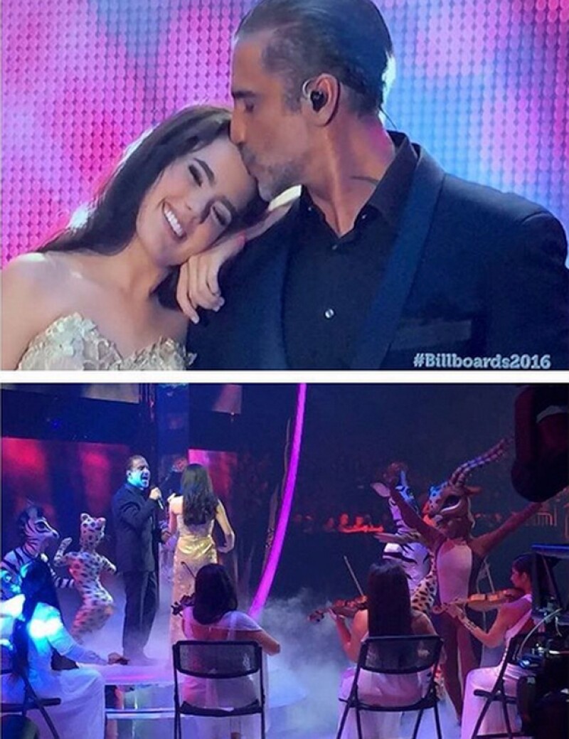 El Potrillo agradeció la gran noche que vivió junto a su hija y otros grandes amigos.