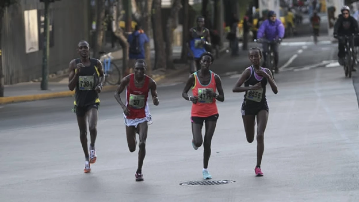 Maraton 2012, kenia, corredores, maratonistas, africanos