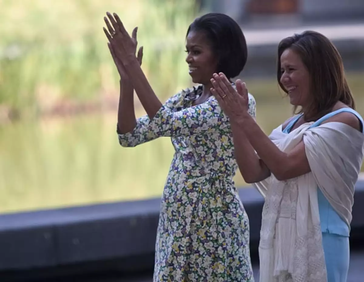 Margarita Zavala, ex Primera Dama de México, y Michelle Obama tienen mucho en común; son mujeres preparadas y madres de familia a la vez.