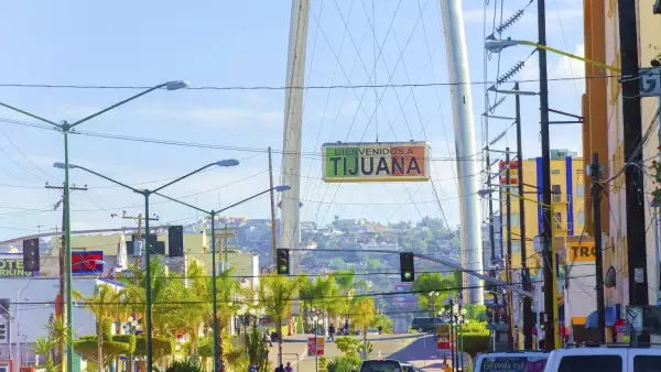 Monumental arch, Tijuana, Mexico