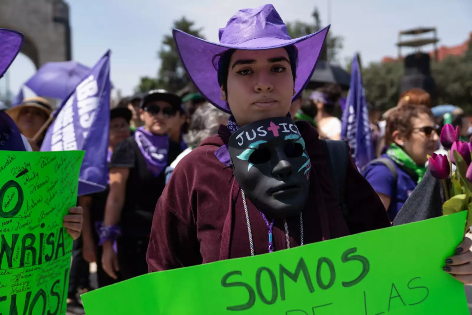 International Women's Day Demonstration In Mexico City