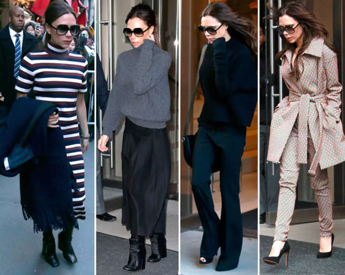 Suena increíble, pero es cierto. La diseñadora de modas finalmente guardó en su clóset sus looks monocromáticos para darle un toque de color a su look.