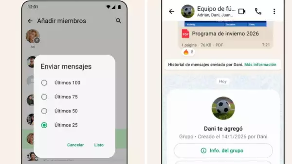 historial de mensajes de grupo whatsapp