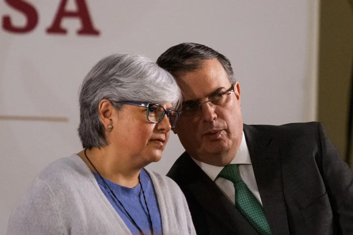 Graciela Márquez y Marcelo Ebrard