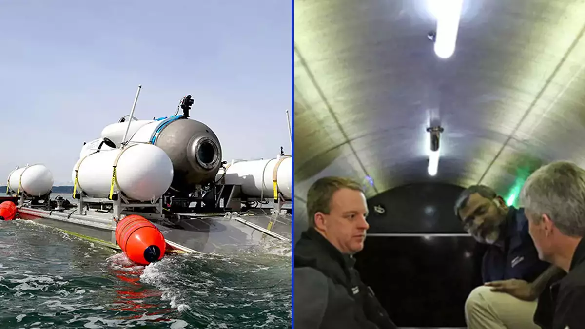 Así por dentro el submarino perdido que exploraba los restos del Titanic.