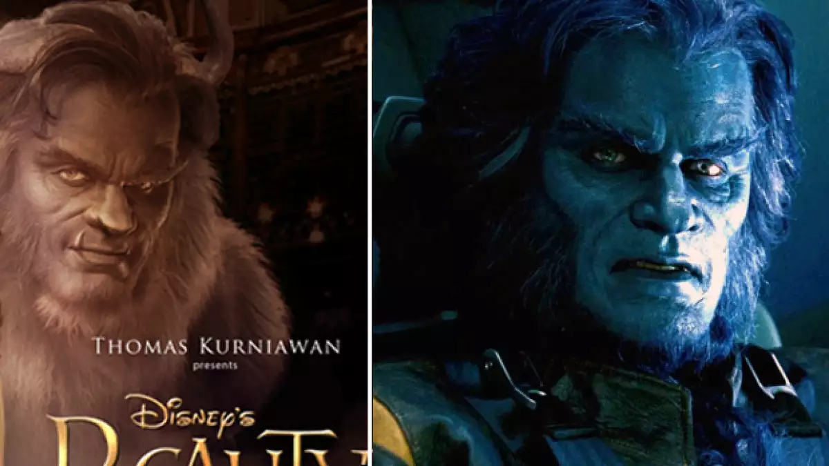 Ambos interpretan a Bestia, con la excepción de que uno es parte del mundo de los superhéroes y otro de cuento de hadas.