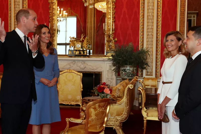 Ukrainian President Volodymyr Zelensky And His Wife Pay Official Visit To UK