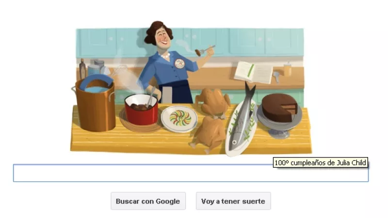 julia child google doodle internet