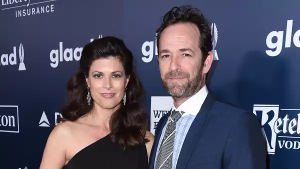 Luke Perry y Wendy Madison Bauer