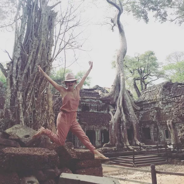 Eva y Pepe estuvieron este fin de semana en Cambodia.