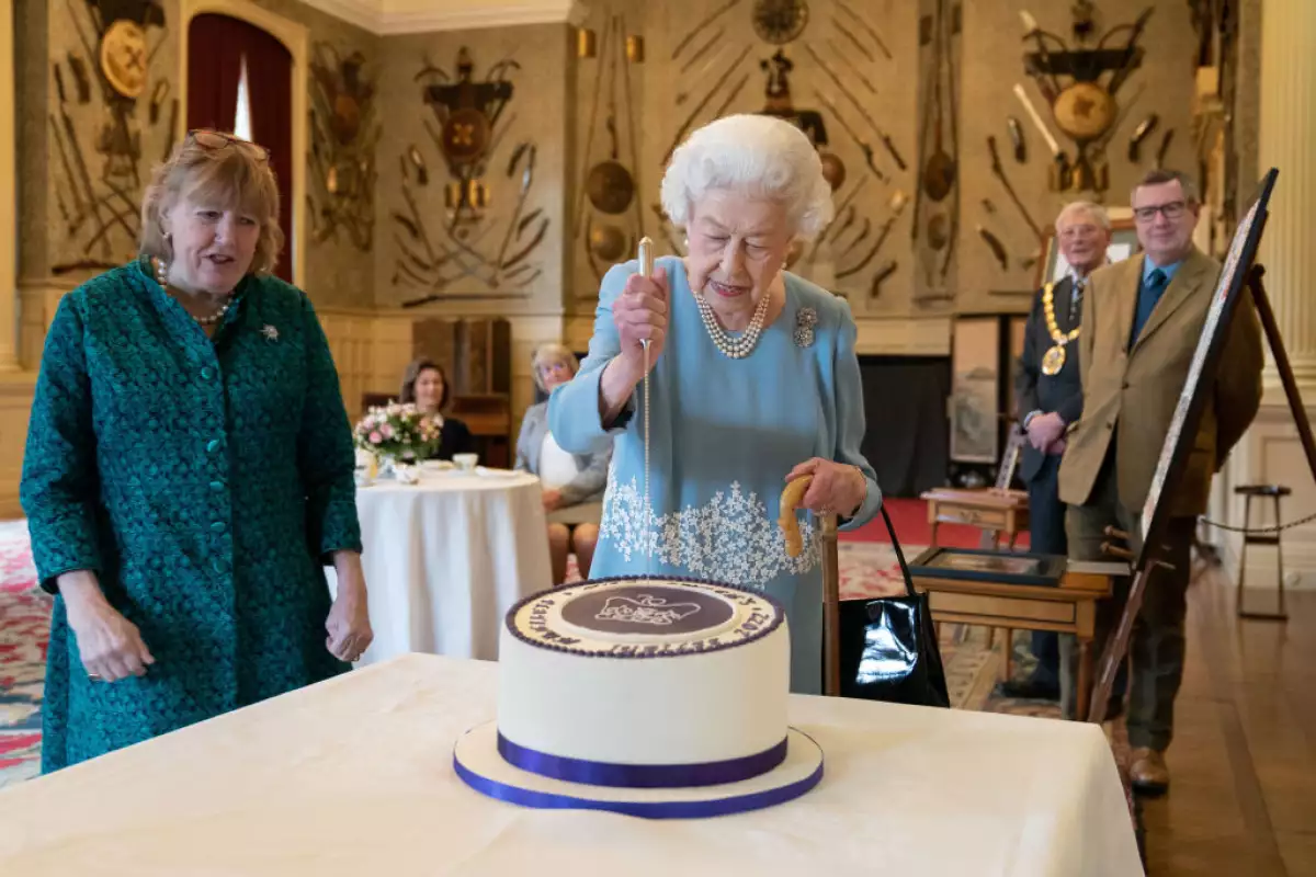 The Queen Hosts A Reception At Sandringham House On The Eve Of Accession Day