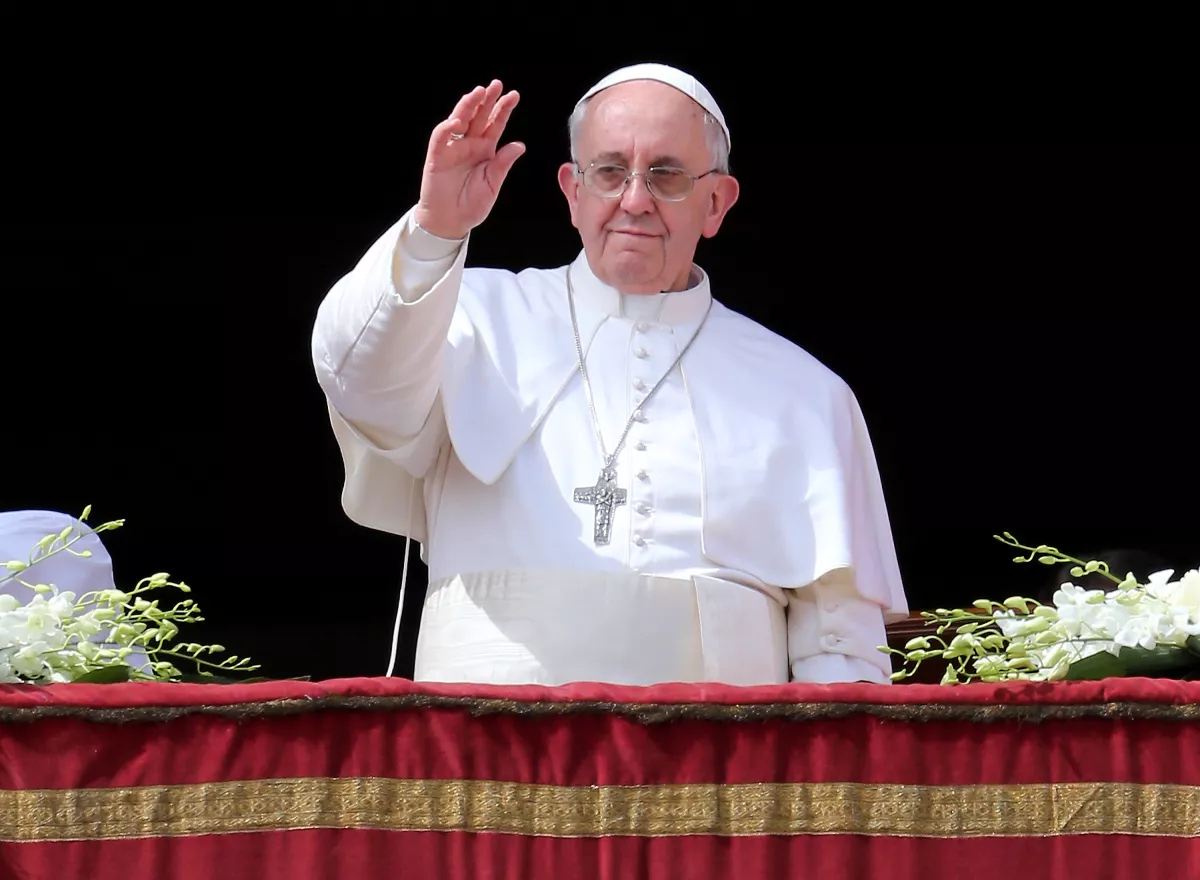 Pope Francis Attends Easter Mass and Urbi Et Orbi Blessing in St. Peter's Square