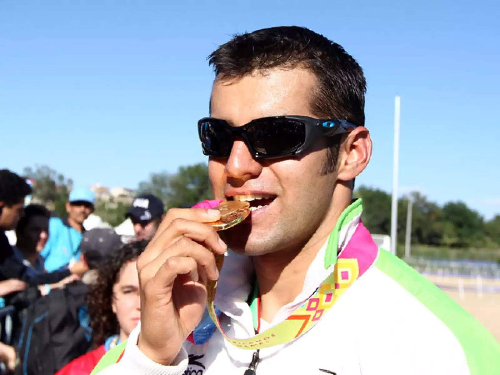 ÓSCAR SOTO. Fue el primer mexicano en ganar una medalla de oro durante los actuales juegos al lograr coronarse como número uno en la prueba de Pentatlón Moderno.